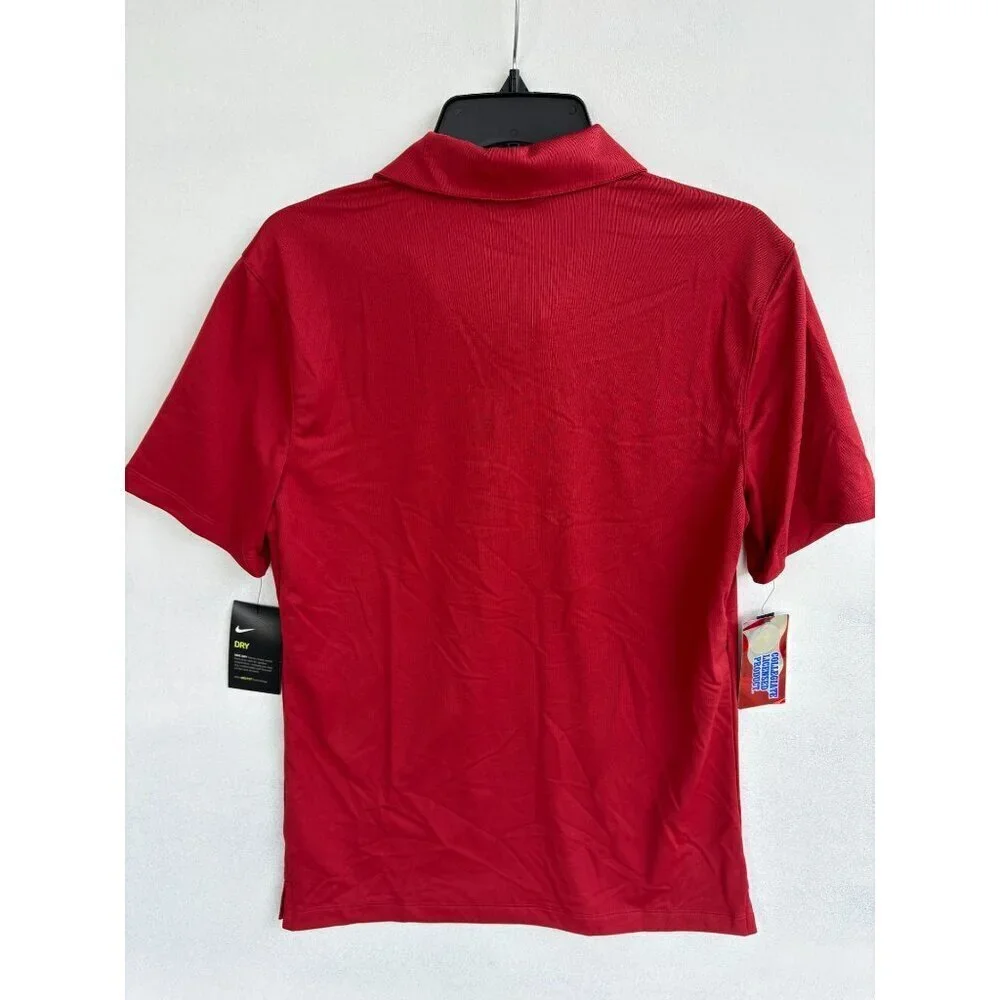 Nike Dri-Fit Iowa State Cyclones Polo Shirt Mens Red Size S